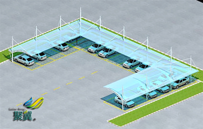 膜結(jié)構(gòu)車棚建筑與結(jié)構(gòu)設(shè)計緊密結(jié)合