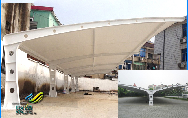  膜結(jié)構(gòu)車棚設(shè)計(jì)|懸掛臂裝置焊接