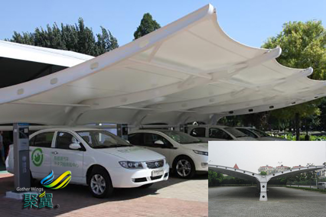 膜結(jié)構(gòu)車棚遮陽(yáng)雨棚|可以應(yīng)用在哪些方面