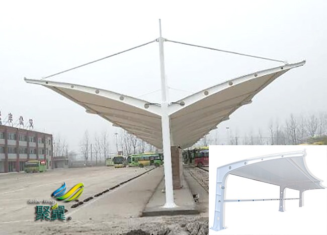 廠家直銷膜結(jié)構(gòu)車棚|膜結(jié)構(gòu)車棚自行車車棚