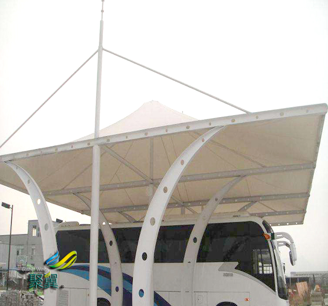 膜結(jié)構(gòu)車棚設(shè)計(jì)理念分析|膜結(jié)構(gòu)車棚裁剪制造 