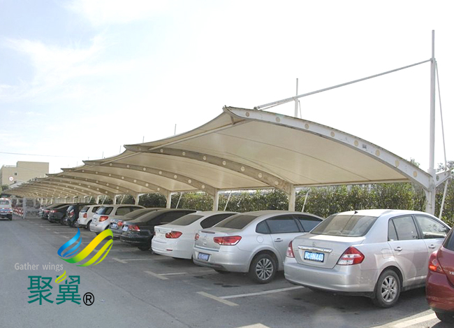 膜結(jié)構(gòu)車(chē)棚*受歡迎|膜結(jié)構(gòu)車(chē)棚造價(jià)