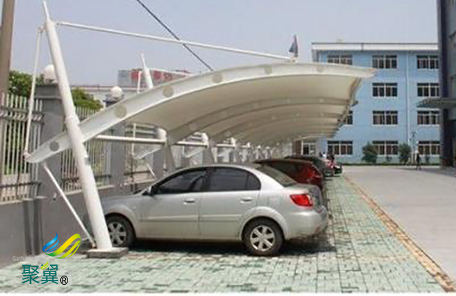 膜結(jié)構(gòu)車棚基材|膜結(jié)構(gòu)車棚高透光