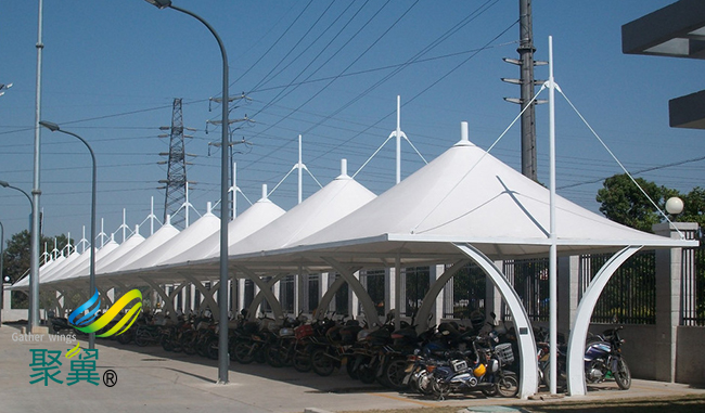 膜結(jié)構(gòu)車棚防紫外線|膜結(jié)構(gòu)車棚柔性材料