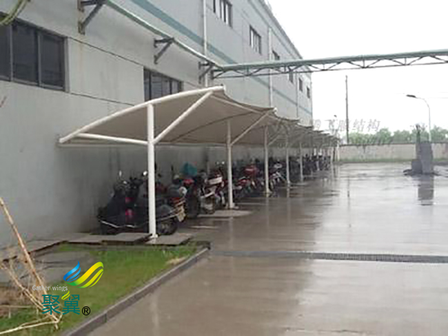  膜結(jié)構(gòu)車棚自行車棚低碳環(huán)保|建筑結(jié)構(gòu)