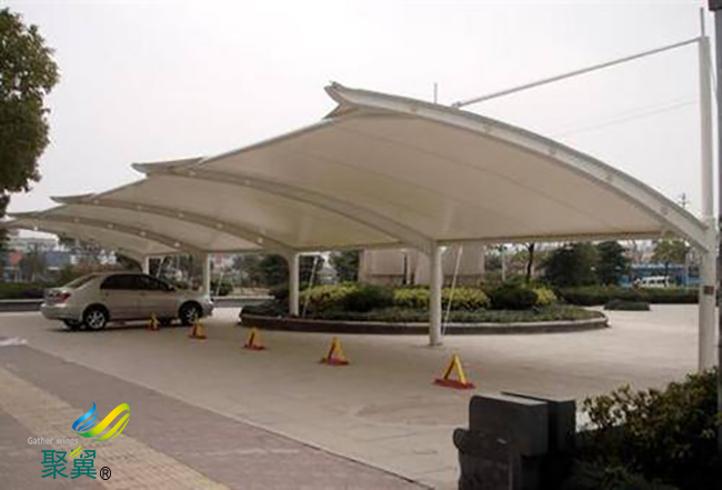 安裝膜結(jié)構(gòu)車棚具體方法|膜結(jié)構(gòu)車棚張拉成型