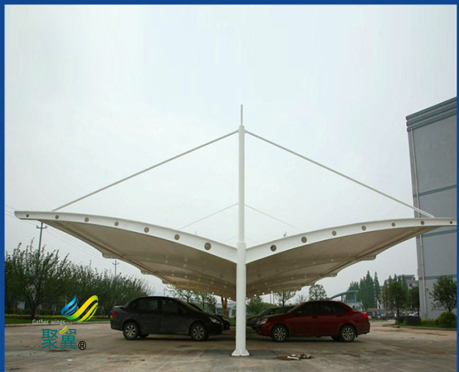 膜結(jié)構(gòu)車棚環(huán)保應(yīng)用|膜結(jié)構(gòu)車棚防火性好