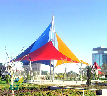 張拉膜景觀棚結(jié)構(gòu)體系|膜結(jié)構(gòu)景觀特點