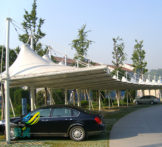膜結(jié)構(gòu)車棚搭建事項|膜結(jié)構(gòu)車輛停放