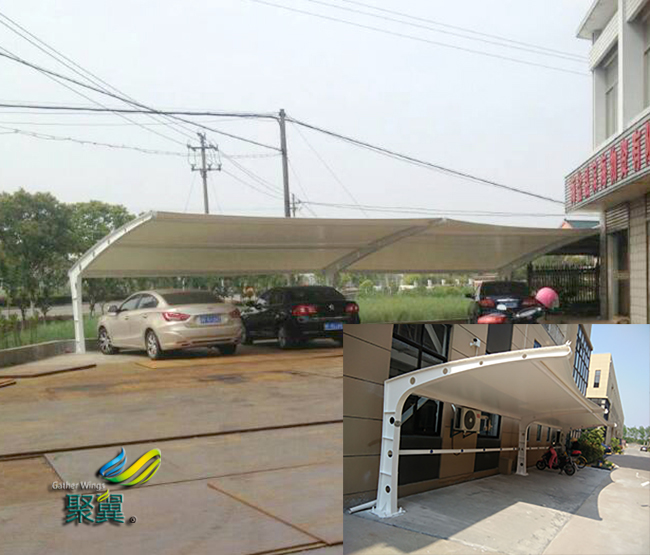 膜結(jié)構(gòu)車棚商業(yè)建筑|膜結(jié)構(gòu)車棚膜布批發(fā)  