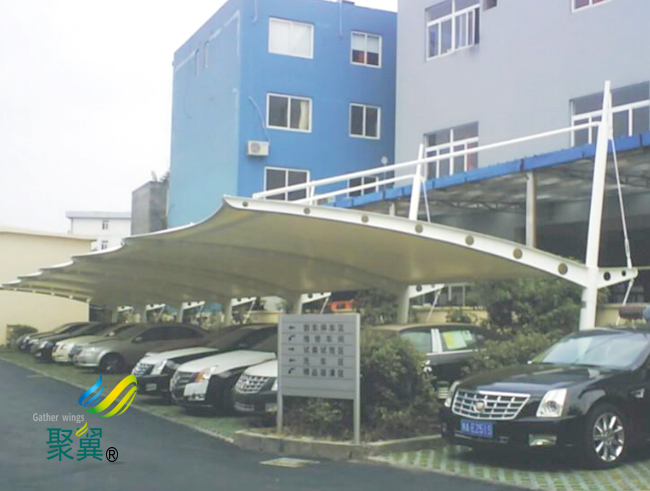  膜結(jié)構(gòu)車棚節(jié)點分析|膜結(jié)構(gòu)車棚自潔性 