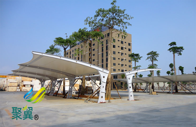 膜結構車棚的面積該怎么計算呢？|膜結構車棚怎么算展開面