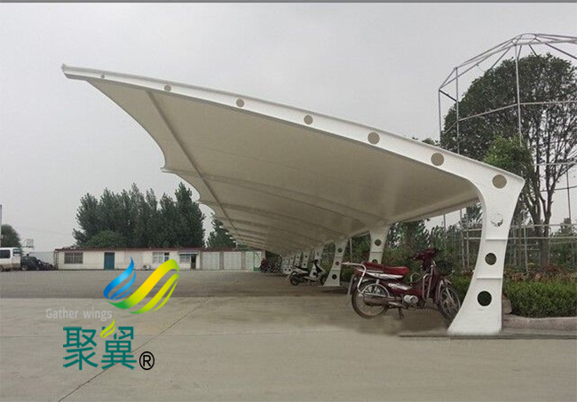 膜結構車棚有模有樣|膜結構車棚透光性能好