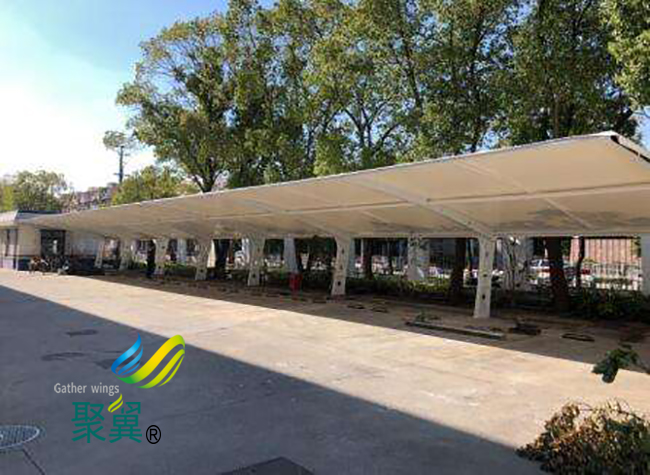 膜結(jié)構(gòu)車棚防火規(guī)范|膜結(jié)構(gòu)車棚外觀沖洗