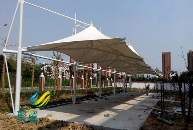 膜結(jié)構(gòu)車棚設(shè)計感強(qiáng)|膜結(jié)構(gòu)車棚設(shè)計感強(qiáng)