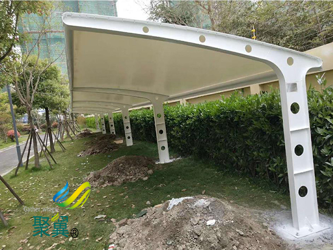 膜結(jié)構(gòu)車棚荷載分析|膜結(jié)構(gòu)車棚結(jié)構(gòu)輕巧性