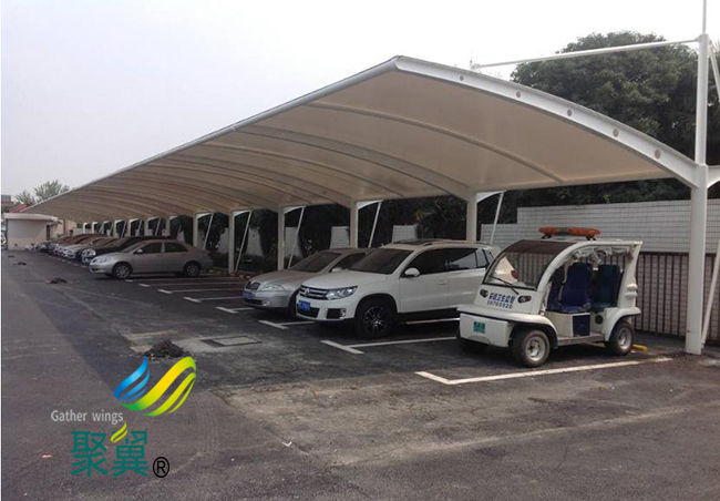 溫州膜結(jié)構(gòu)車棚自潔性|膜結(jié)構(gòu)車棚安定特點