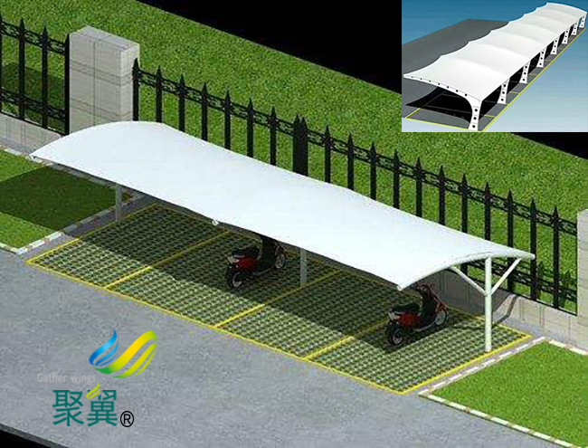 膜結(jié)構(gòu)車棚建筑應(yīng)用領(lǐng)域|膜結(jié)構(gòu)車棚建筑優(yōu)勢(shì) 