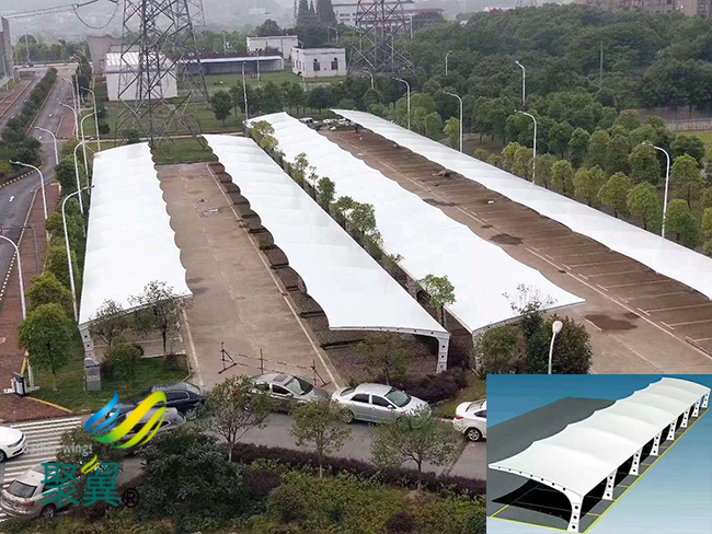 膜結(jié)構(gòu)車棚建筑想象力|膜結(jié)構(gòu)車棚美觀度