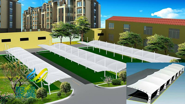 膜結(jié)構(gòu)車棚PVDF膜材料|膜結(jié)構(gòu)車棚膜布面料