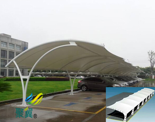  膜結(jié)構(gòu)車棚隔音效果佳|膜結(jié)構(gòu)車棚抗撕裂強(qiáng)度