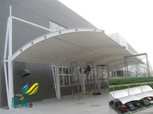 膜結(jié)構(gòu)汽車棚搭建注意事項(xiàng)|施工周期短