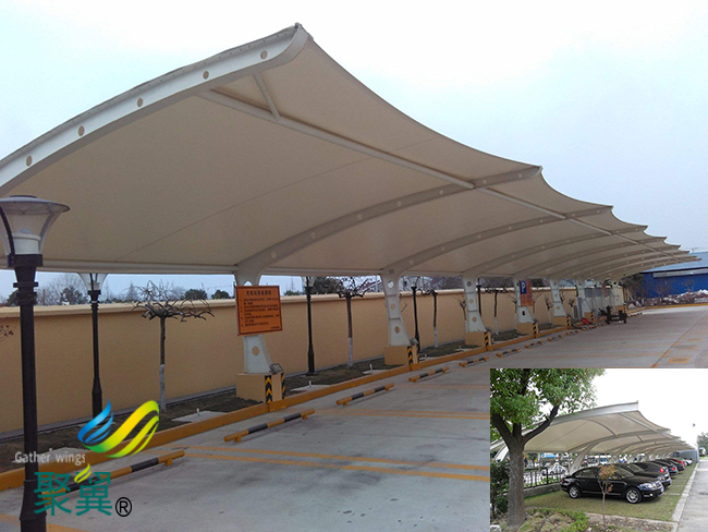 河北省新樂市膜結(jié)構(gòu)車棚|膜結(jié)構(gòu)車棚透光透氣是實力商家