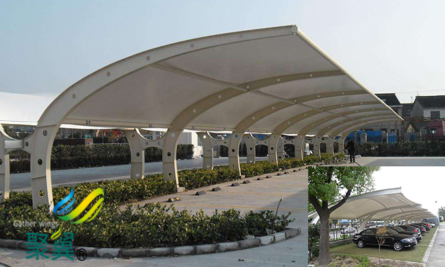 河北省靈壽縣膜結(jié)構(gòu)車棚|膜結(jié)構(gòu)車棚央視特邀品牌特價處理