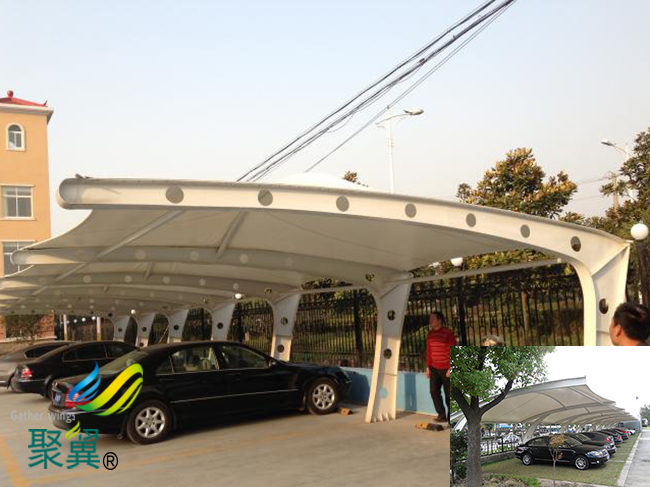 河北省曲周縣膜結(jié)構(gòu)車棚|膜結(jié)構(gòu)車棚工廠實地生產(chǎn)