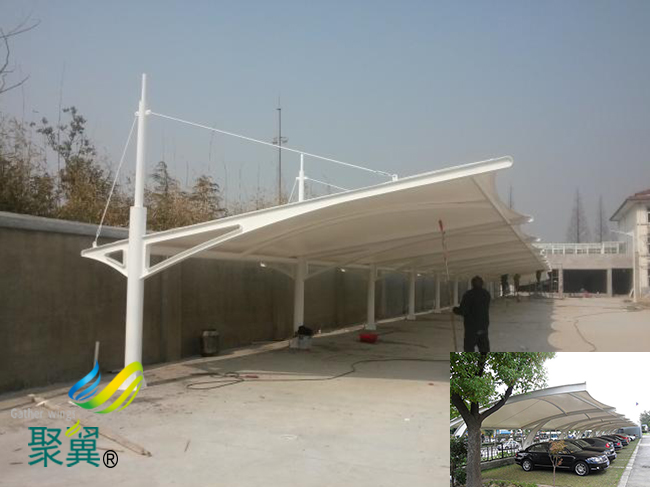 河北省館陶縣膜結(jié)構(gòu)車棚|膜結(jié)構(gòu)車棚品牌一級施工