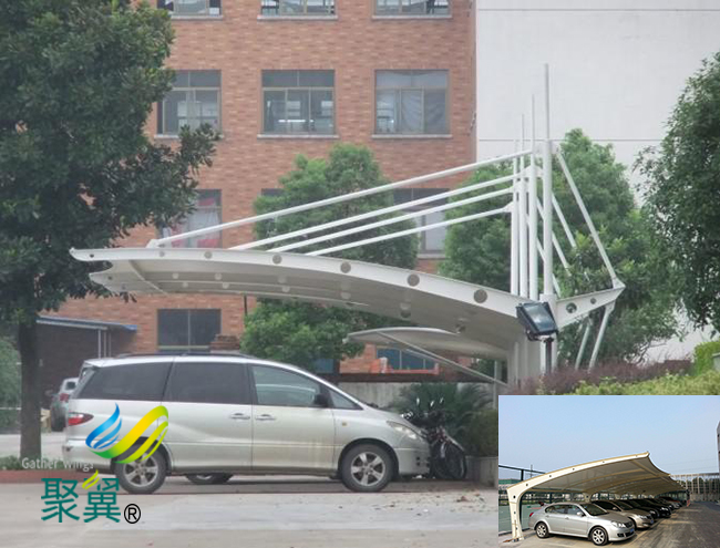 河北省清苑縣膜結(jié)構(gòu)車棚|膜結(jié)構(gòu)車棚廠家特價新能源汽車