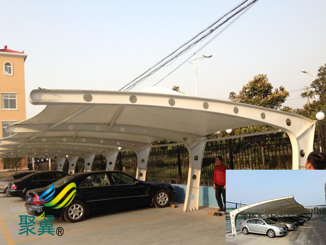 河北省安新縣膜結(jié)構(gòu)車棚|膜結(jié)構(gòu)車棚實力商家一級施工一級