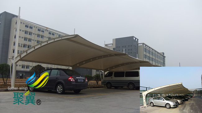 河北省黃驊縣膜結(jié)構(gòu)車棚|膜結(jié)構(gòu)車棚透光透氣輕柔實力商家