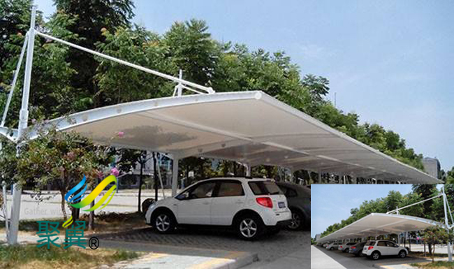 單挑型膜結(jié)構(gòu)車棚廠家|停車棚汽車棚報價預(yù)算制作