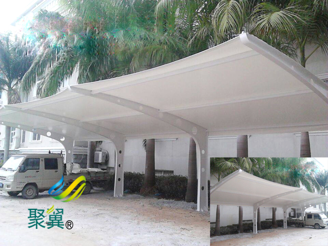  汽車膜結(jié)構(gòu)車棚停車棚施工廠家|工廠膜結(jié)構(gòu)車棚廠家供應(yīng)   