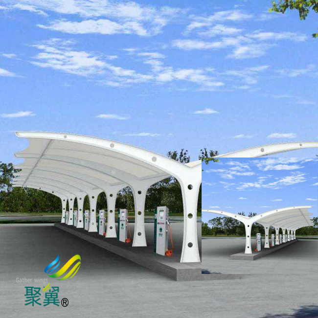 新型膜結(jié)構(gòu)車棚制造廠家直銷供應(yīng)|停車棚汽車棚