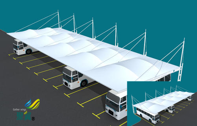  膜結(jié)構(gòu)車棚改變傳統(tǒng)建筑|膜結(jié)構(gòu)汽車棚安裝