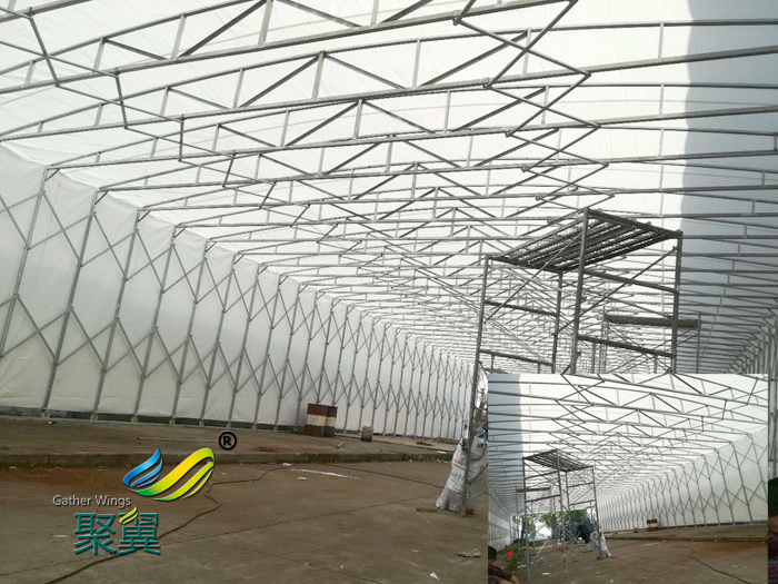 推拉棚圍布臨時倉庫規(guī)范活動式帳篷雨篷圖集