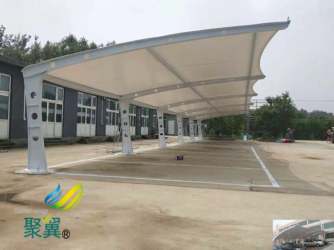 寧波室外膜結(jié)構(gòu)汽車停車棚廠家