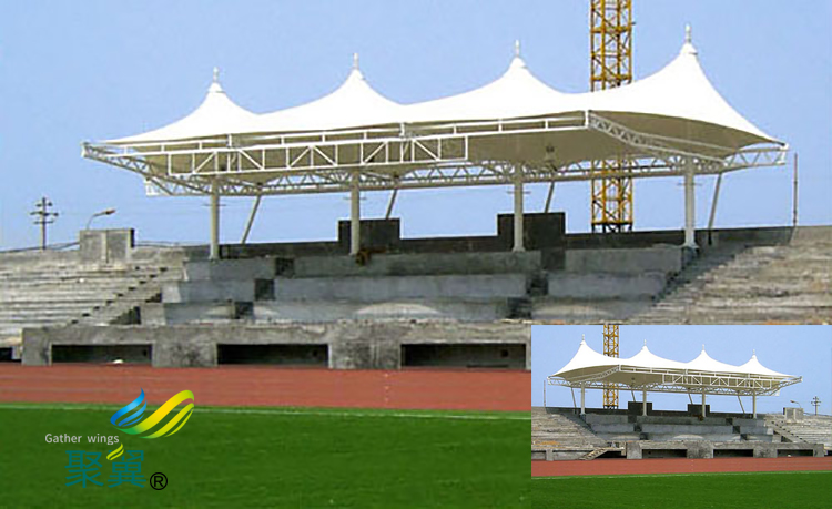 體育看臺(tái)球場(chǎng)網(wǎng)球場(chǎng)籃球場(chǎng)膜適用范圍廣  