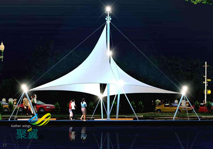 江蘇戶外景觀膜結(jié)構(gòu)棚張拉膜廠家