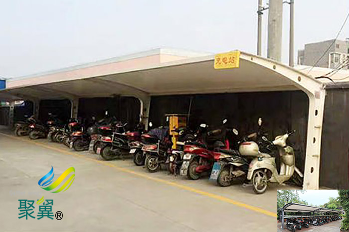 非機(jī)動停車棚車棚尺寸圖片施工方案效果圖