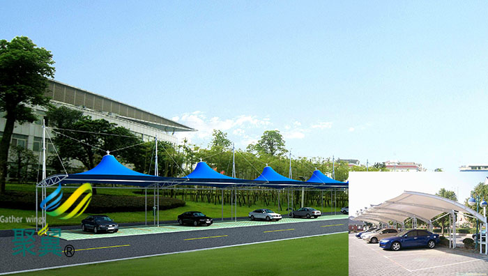 杭州膜結(jié)構(gòu)自行停車棚價格安裝