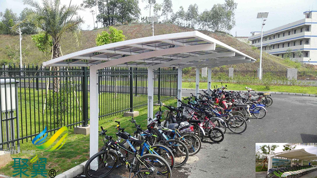 無錫工地非機(jī)動停車棚圖片大小施工方案