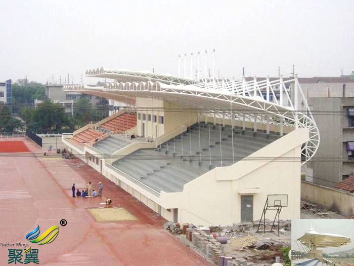 陜西膜結(jié)構(gòu)體育看臺(tái)場(chǎng)館平面圖承包價(jià)格造型設(shè)備