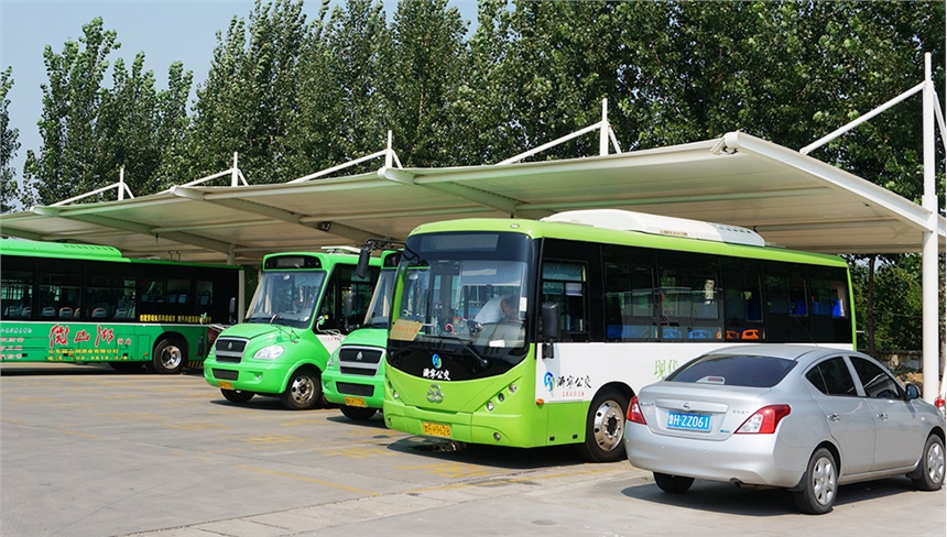 嘉興膜結(jié)構(gòu)大巴車遮陽(yáng)停車棚施工圖生產(chǎn)商