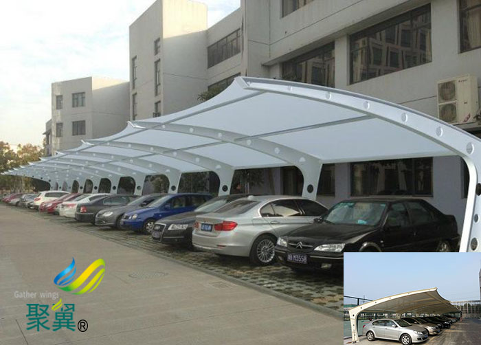 山東膜結(jié)構(gòu)張拉膜雨棚停車(chē)棚設(shè)計(jì)價(jià)格廠家
