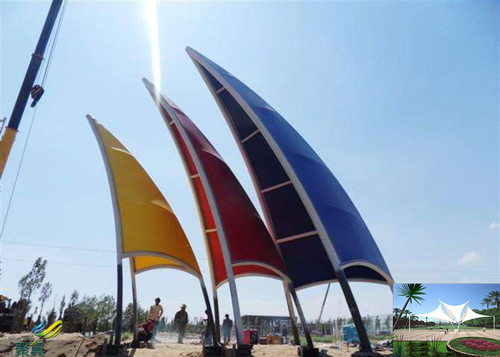 常州膜結(jié)構(gòu)景觀張拉膜雨棚工程價(jià)格圖片設(shè)計(jì)方案圖