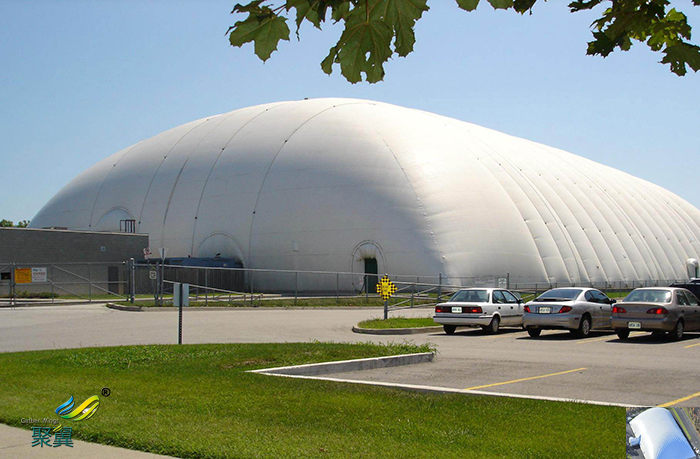 北京雙層充氣張拉膜結構建筑的特點工程實例分析小品