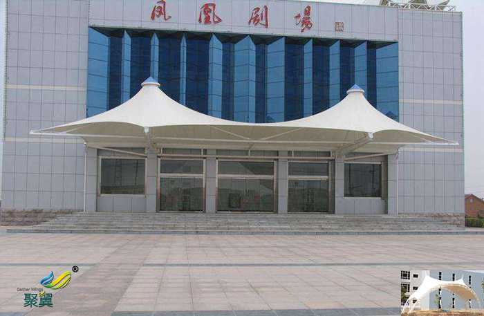重慶屋頂社區(qū)活動(dòng)張拉舞臺(tái)膜結(jié)構(gòu)效果圖
